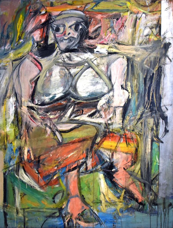 Willem de Kooning 1950-52 Woman I From MOMA New York At New York Met Breuer Unfinished